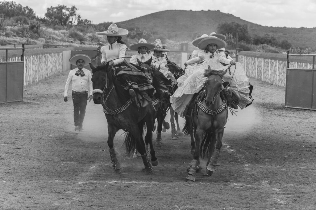 Celebrate Mexican culture with this classic charro and escaramuza equestrian performance in San Juan Tizahuapan.